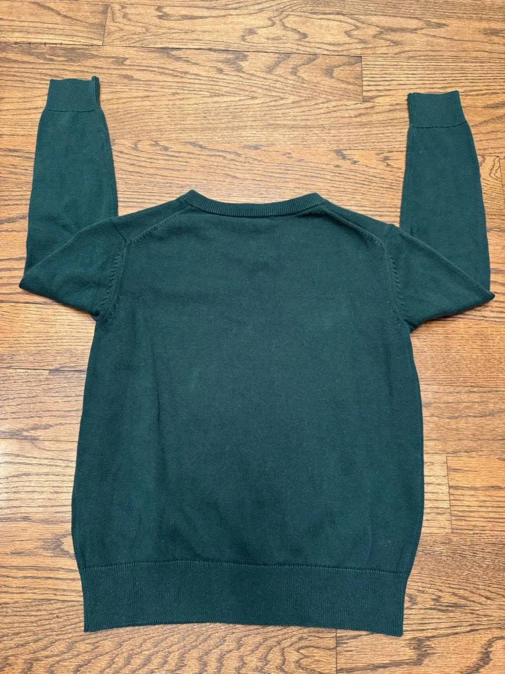 GAP Kids Dark Green V-Neck Uniform Sweater Boys Medium (8-9)